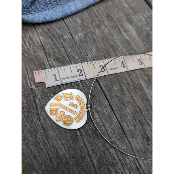 Vintage Las Vegas Heart Necklace, Romantic Gift Charm Pendant - Picture 10 of 10